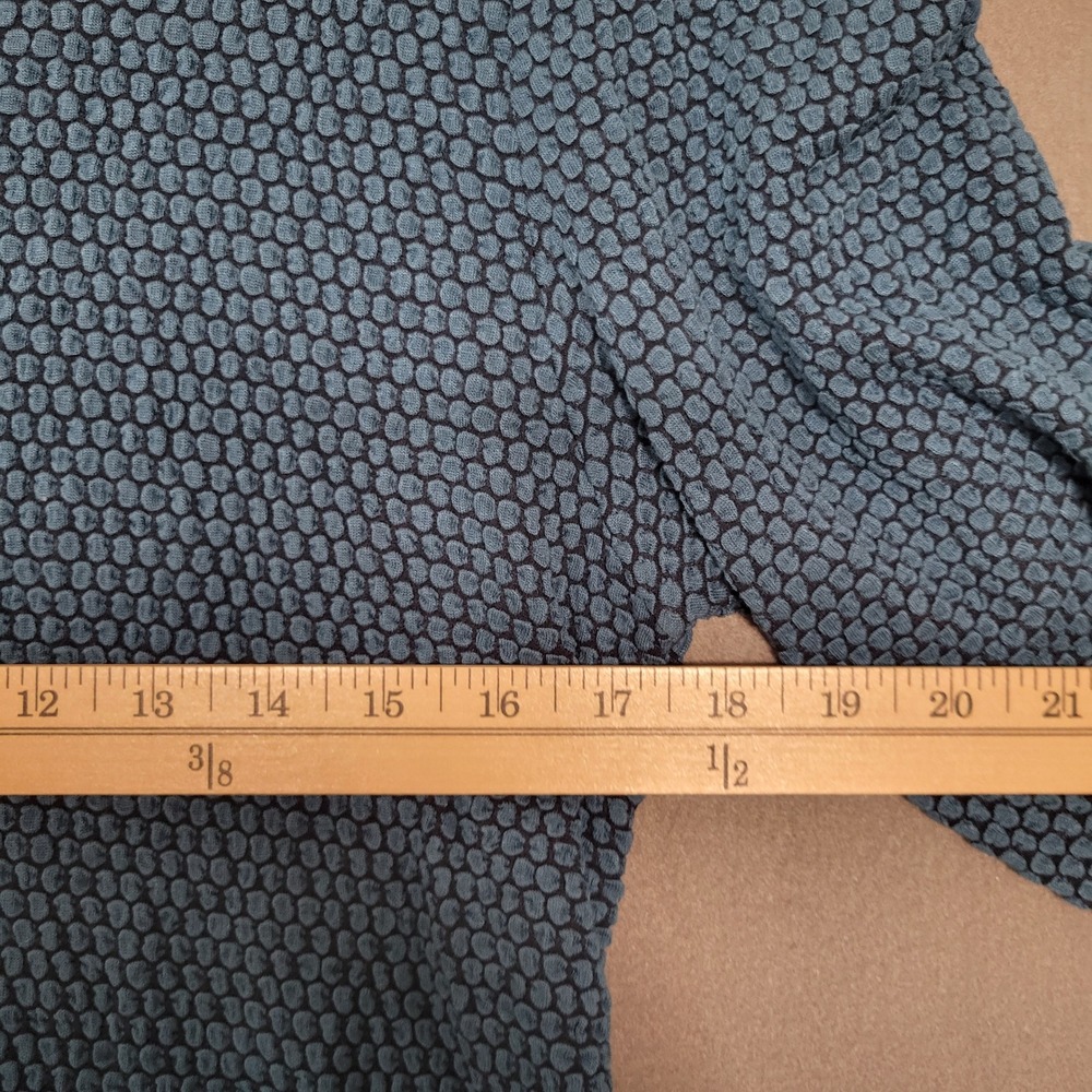 NorthStyle Teal Blue Textured Knit Tunic Dress Pockets Size L - Picture 7 of 8